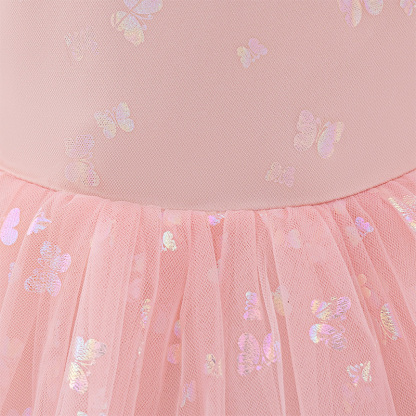 Mesh Bow Short Sleeve Midi Dresses - image 32