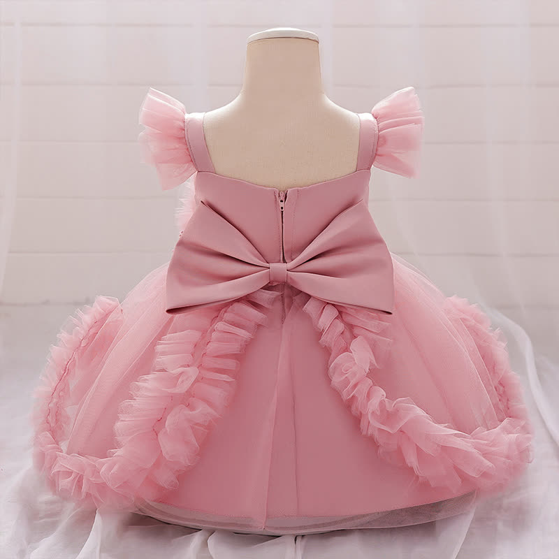 Mesh Rosette Maxi Dresses - image 3