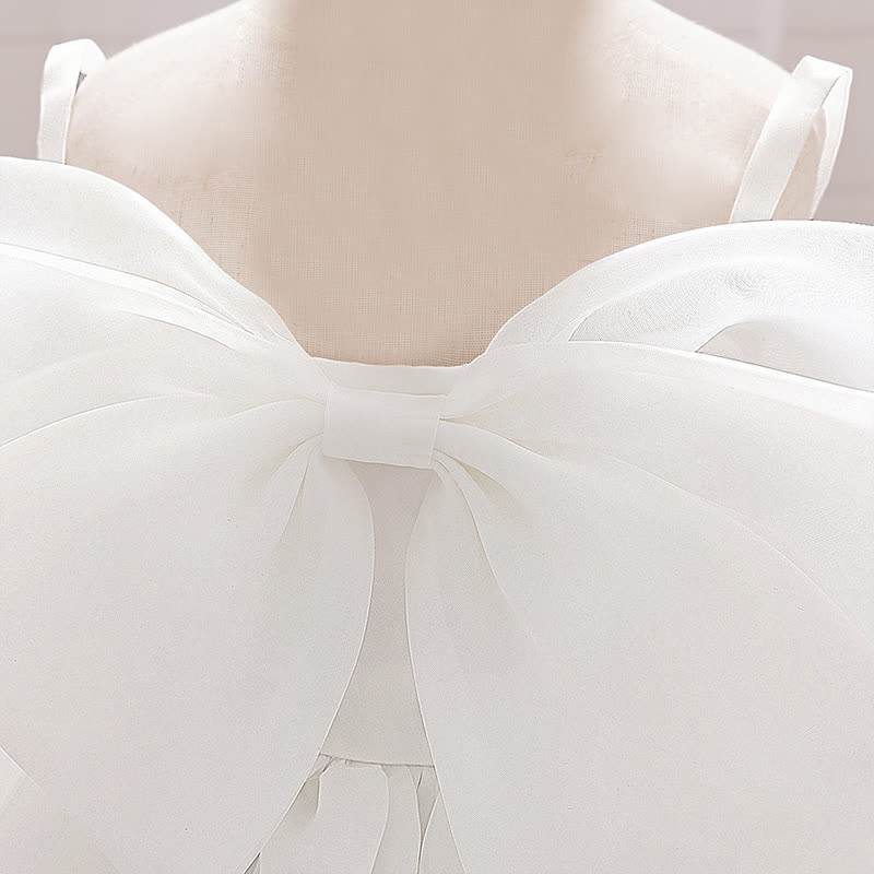 Organza Bow Rosette Maxi Dresses - image 22