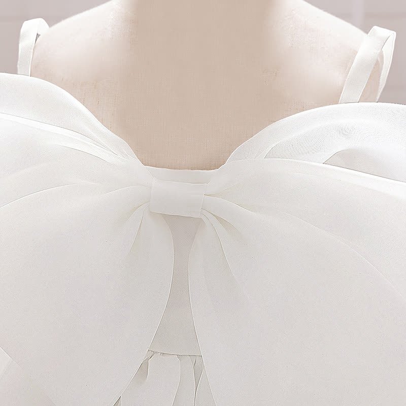 Organza Bow Rosette Maxi Dresses - image 22