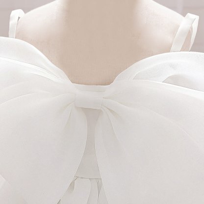 Organza Bow Rosette Maxi Dresses - image 22