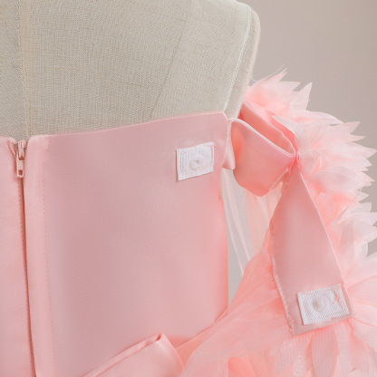 Mesh Rosette Sleeveless Midi Dresses - image 68