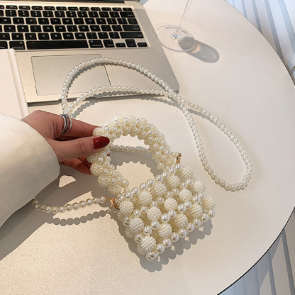 Solid With Pearls Bags - image 20