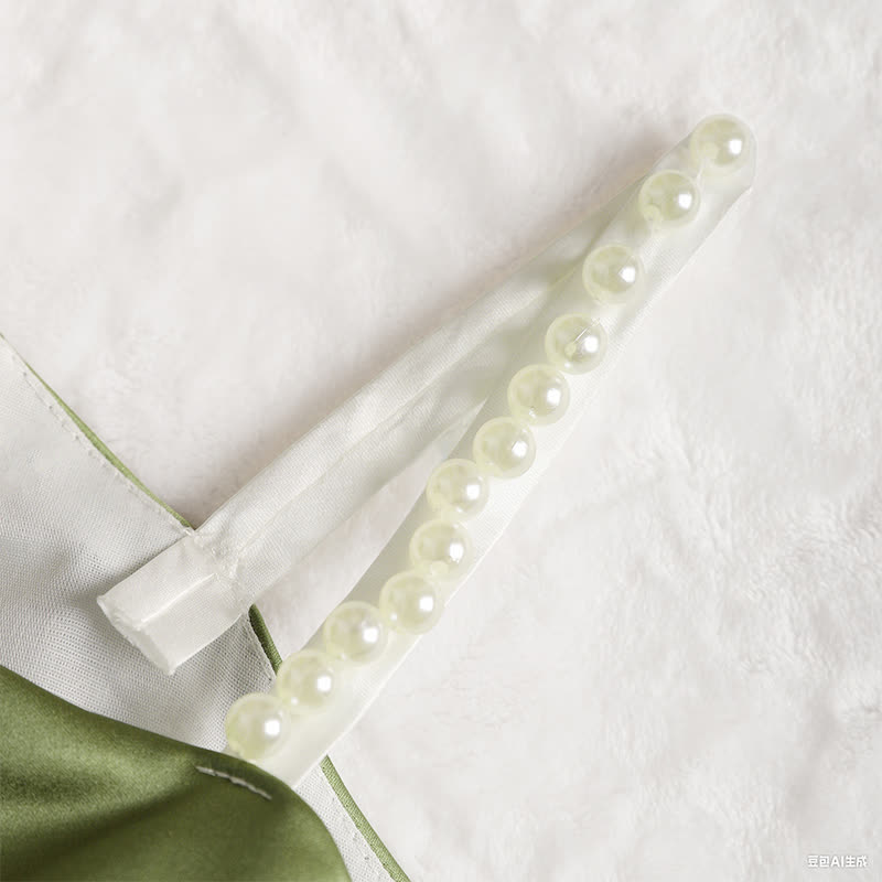 [Archive Sale] Satin Bow Sleeveless Midi Dresses - image 3