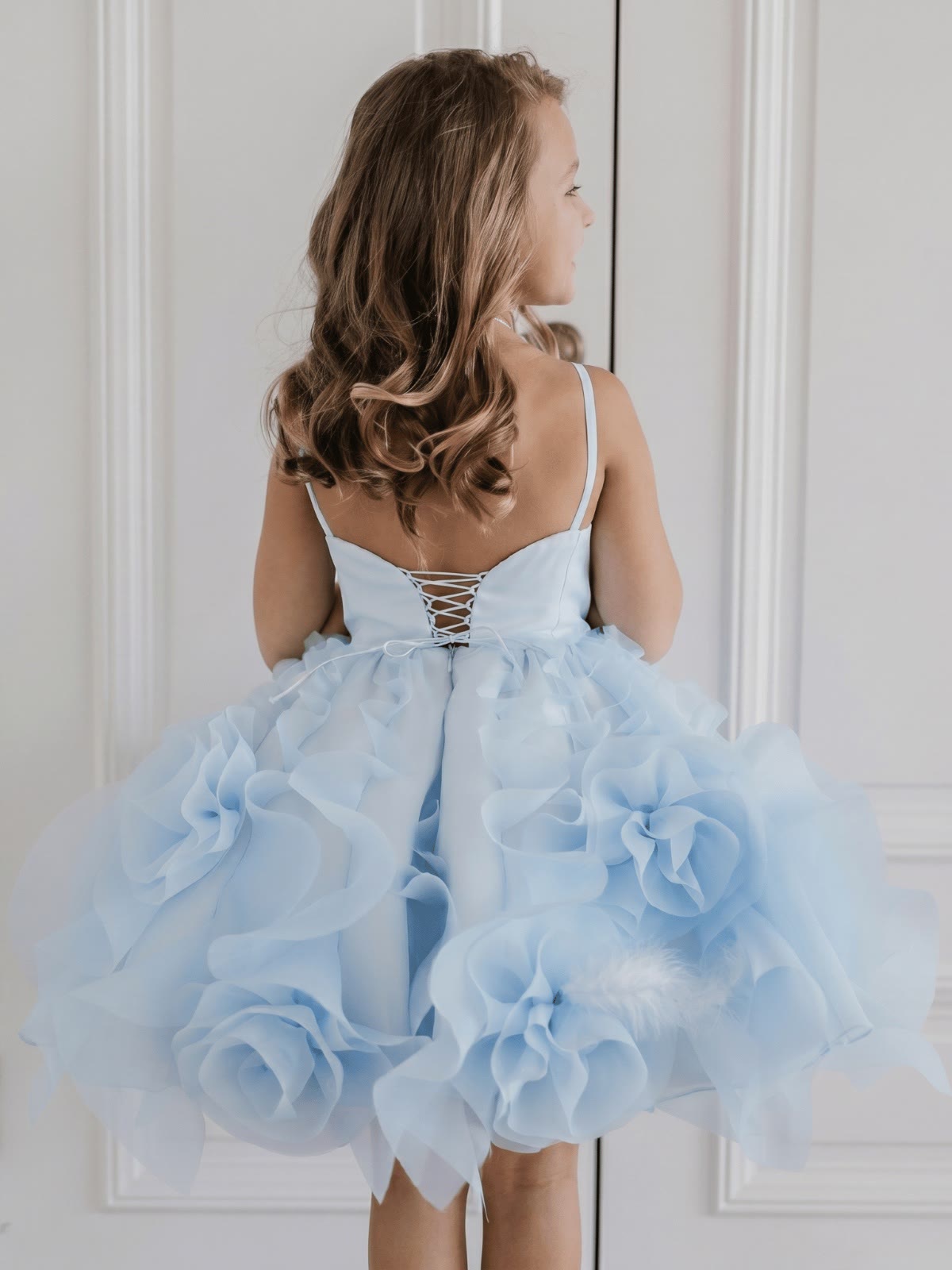 Organza Rosette Sleeveless Midi Dresses - image 5