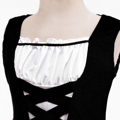 Chemical Fiber Blend Split Joint Sleeveless Maxi Two-piece Set - image 7