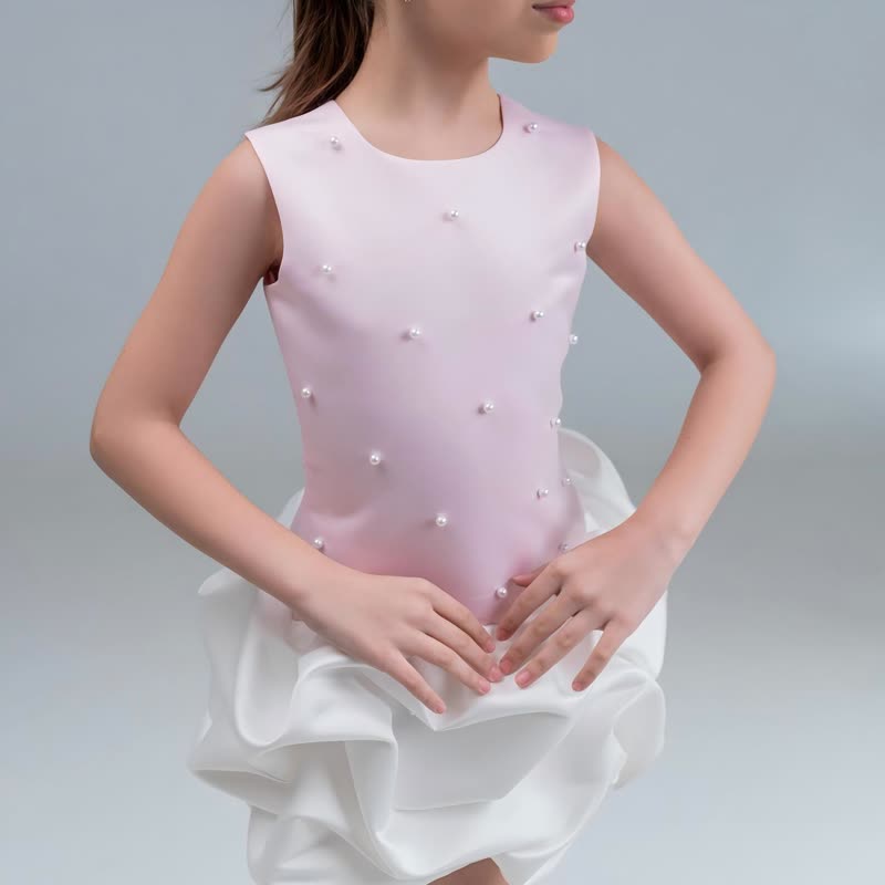 Satin Split Joint Sleeveless Short Dresses - image 6