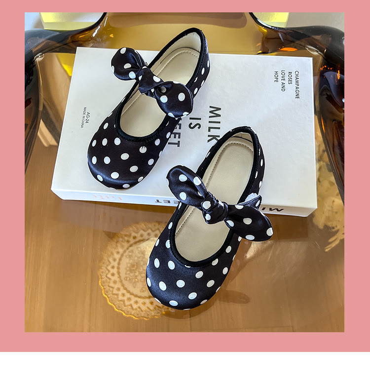 Polka Dots  Bow Round Toe  Mary Janes  - image 10