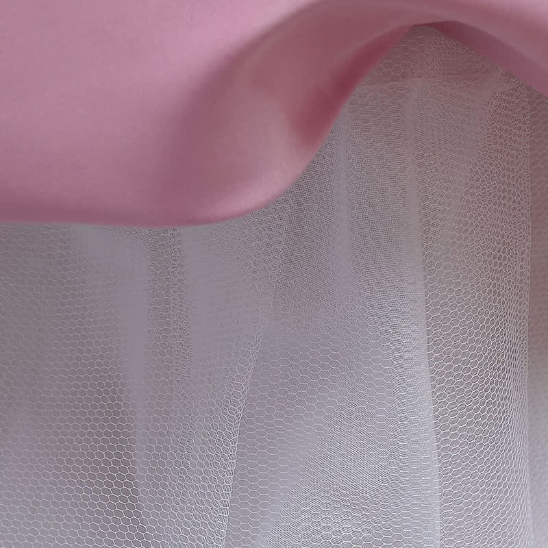 Mesh Lace Bow Sleeveless Maxi Dresses - image 11