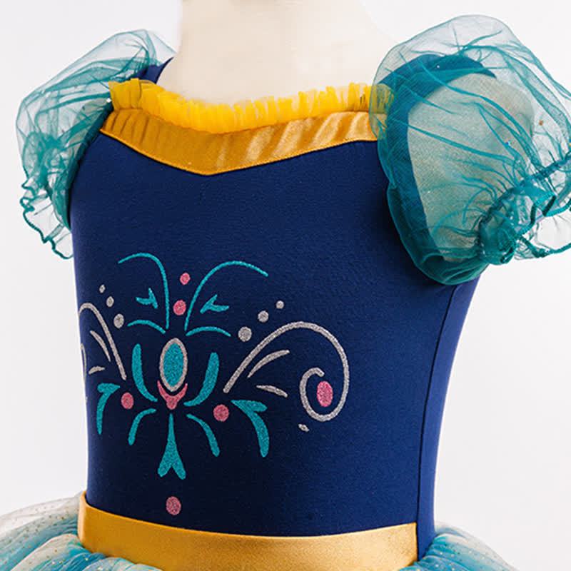 Mesh Split Joint Ballet Short Sleeve Midi Dresses - image 4