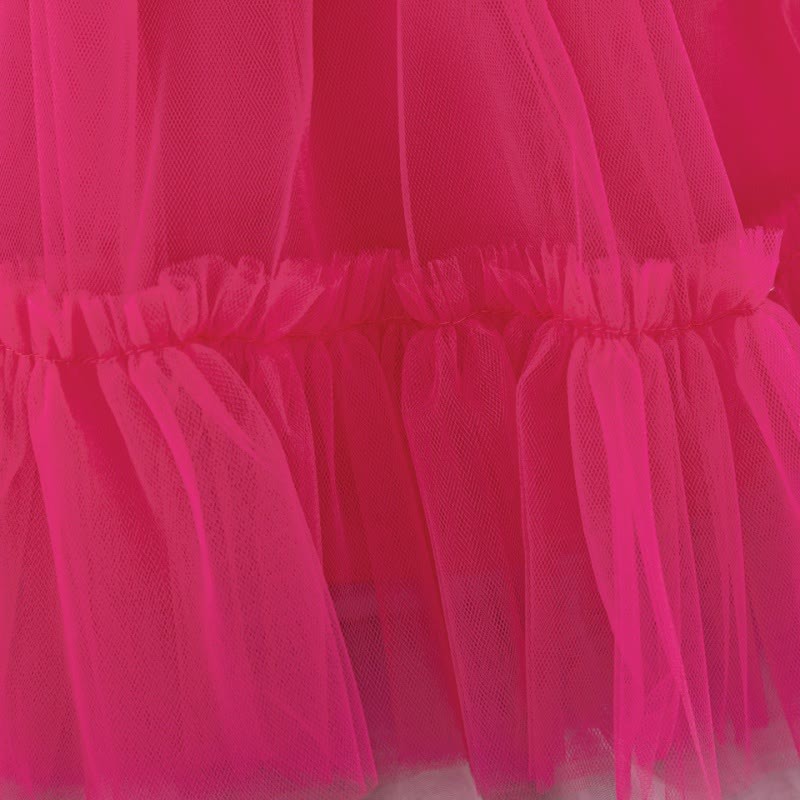 Mesh Bow Sleeveless Short Dresses - image 26