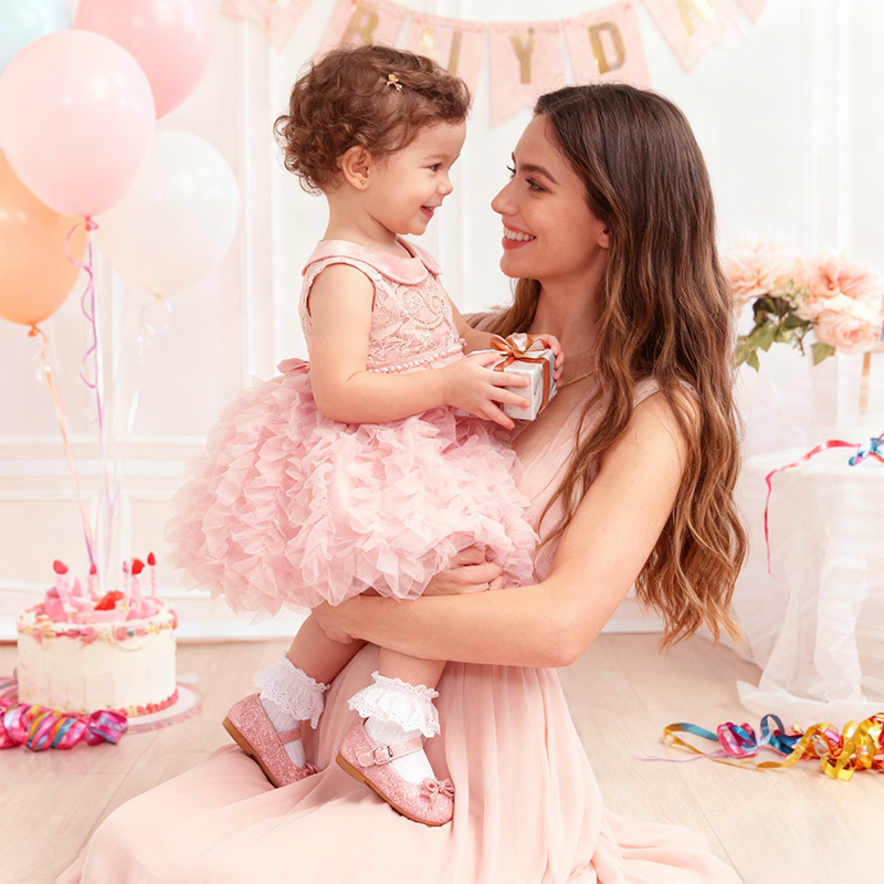 Lace Folds Sleeveless Mid-long Dresses - image 8