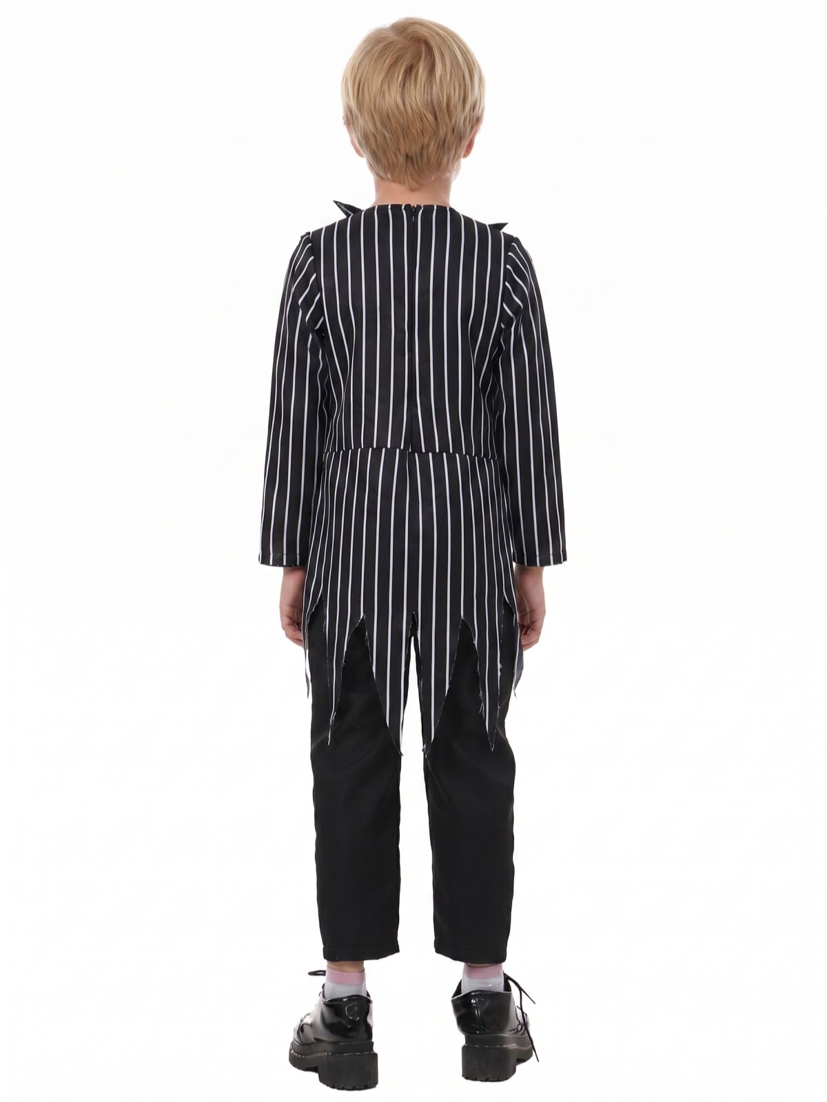 Chemical Fiber Blend Zipper Long Sleeve Long Two-piece Set With Mask - image 9
