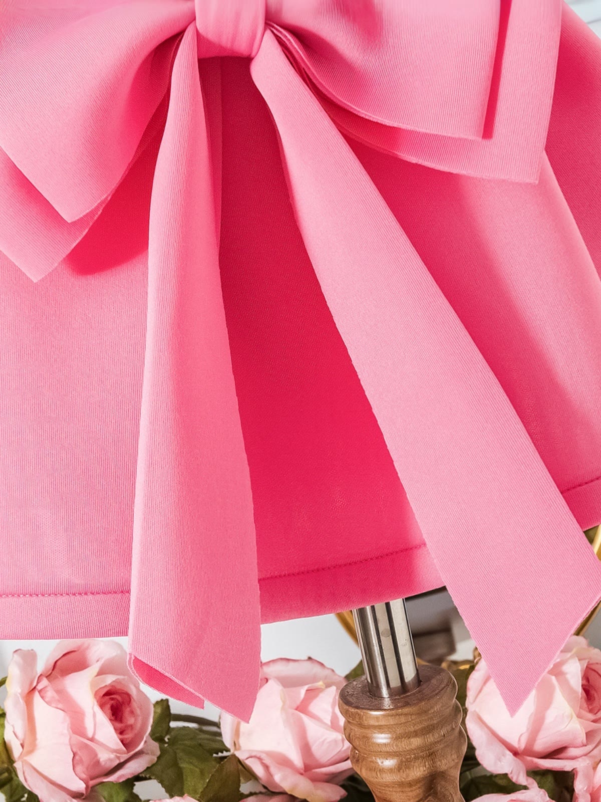 SCUBA KNIT Bow Sleeveless Midi Dresses - image 5