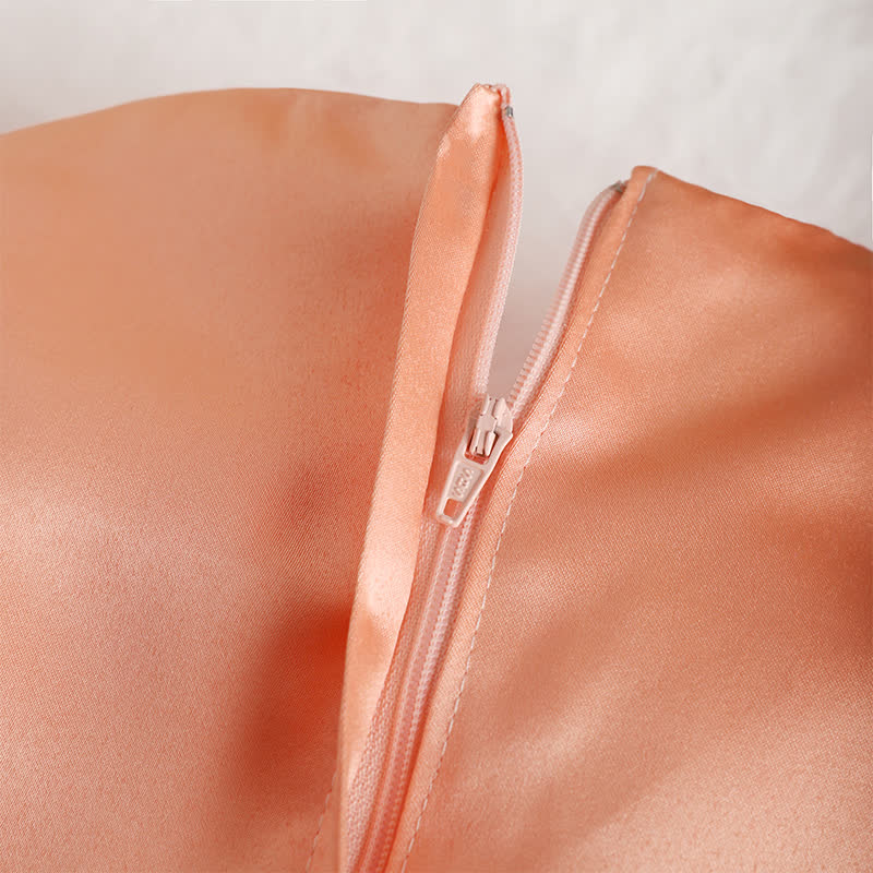 Satin Rosette Sleeveless Midi Dresses - image 5