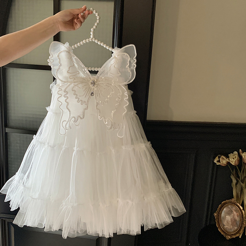 Mesh Butterfly Sleeveless Midi Dresses - image 4