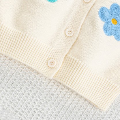 [Archive Sale] Yarn/wool Yarn Embroidery Long Sleeve Regular Two-piece Set - image 4