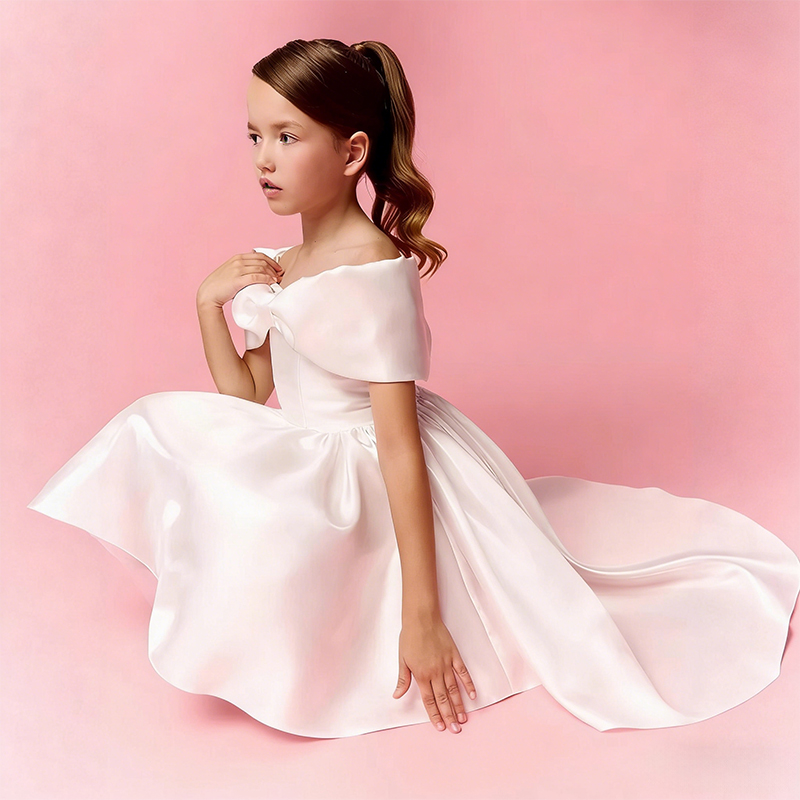 Satin Bow Sleeveless Midi Dresses - image 7