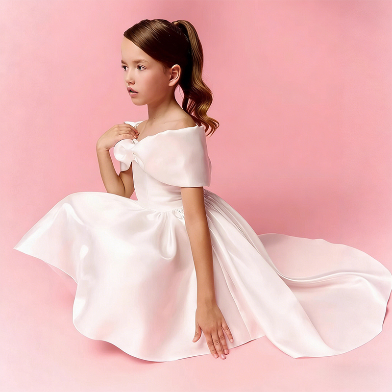 Satin Bow Sleeveless Midi Dresses - image 7