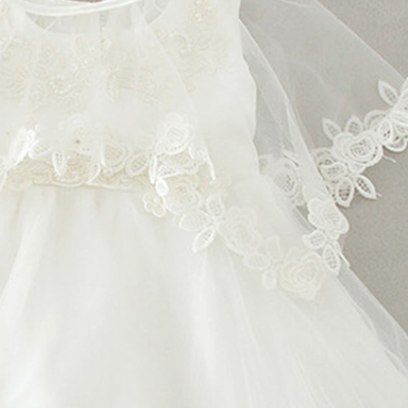 [Archive Sale] Mesh Applique Sleeveless Midi Dresses - image 6