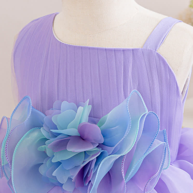[Archive Sale] Mesh Rosette Sleeveless Midi Dresses - image 5