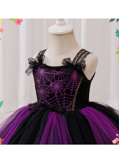 Mesh Bow Sleeveless Midi Dresses - image 3