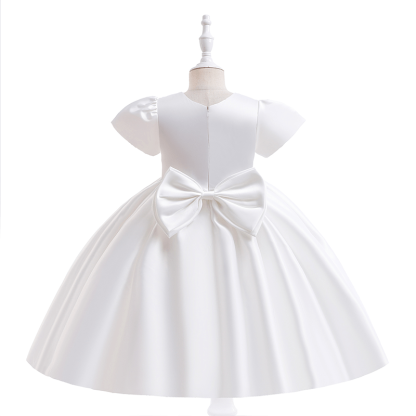 Satin Split Joint Short Sleeve Maxi Dresses - image 20