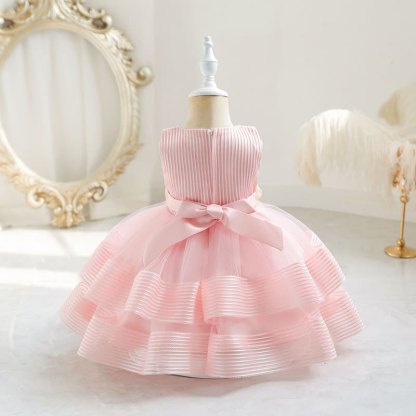 Mesh Rosette Sleeveless Midi Dresses - image 7
