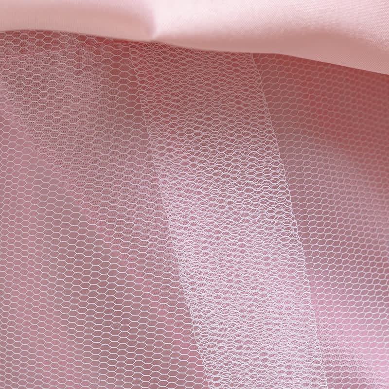 Polyester Cotton Bow Glitter Sleeveless Mid-long Dresses - image 16