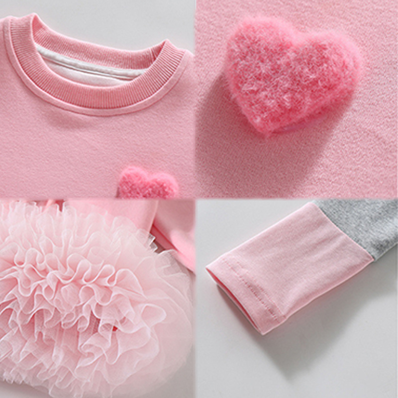 Fleece Pendant Long Sleeves Midi Two-piece Set - image 9