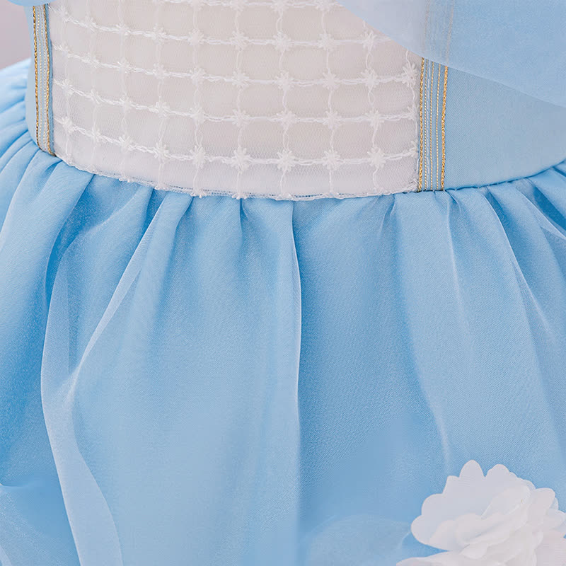 Organza & Satin  Rosette  Maxi Dresses - image 6