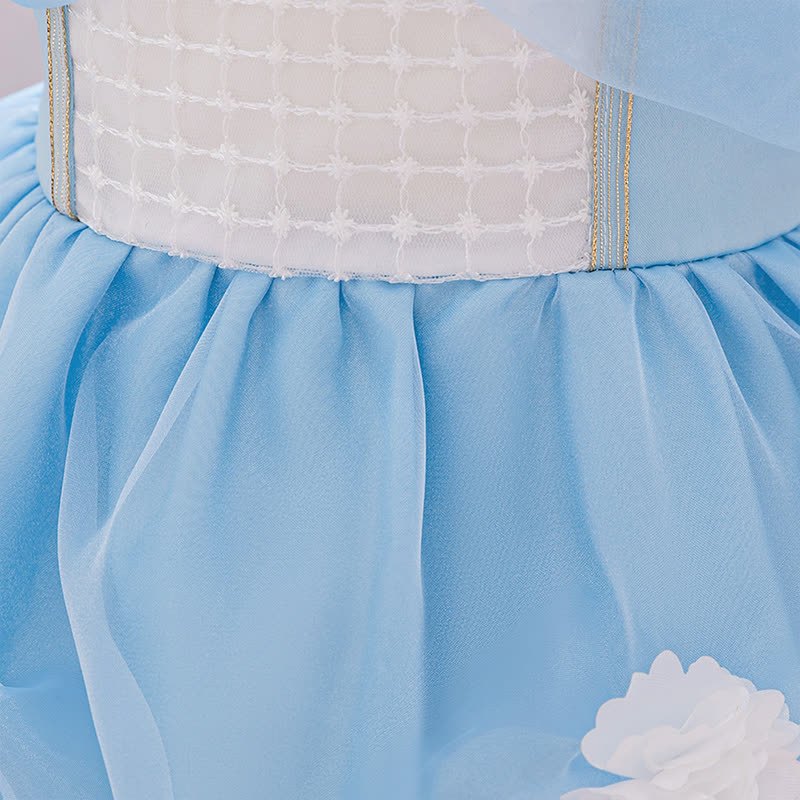 Organza & Satin  Rosette  Maxi Dresses - image 6