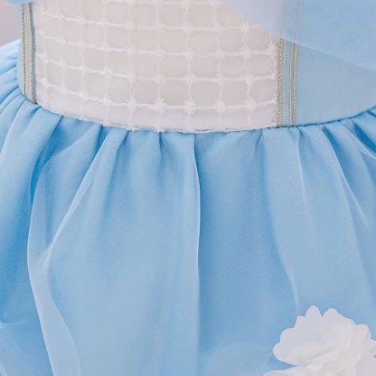 Organza & Satin  Rosette  Maxi Dresses - image 6