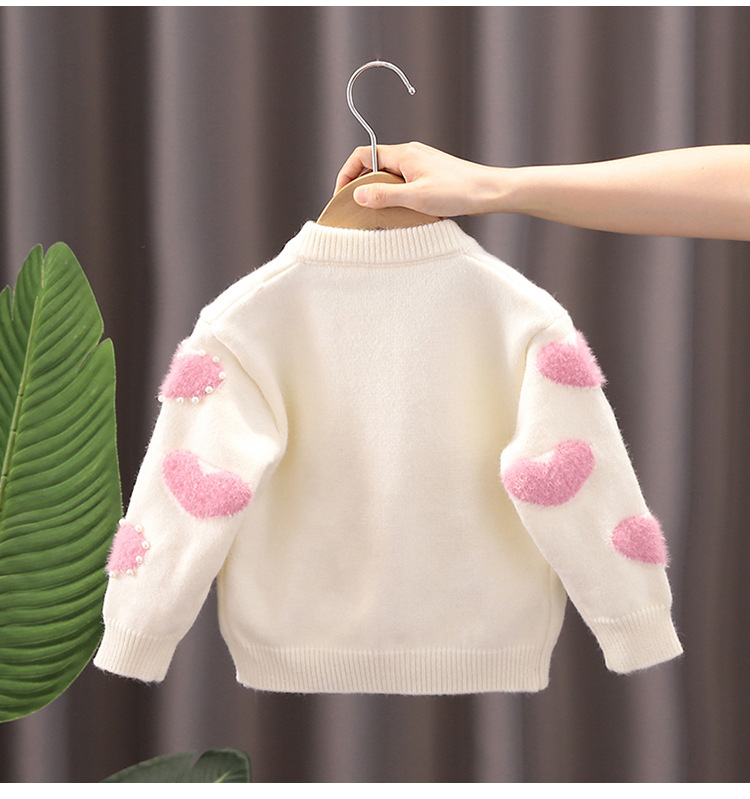 Knitting Beaded Long Sleeve Regular Two-piece Set - image 5