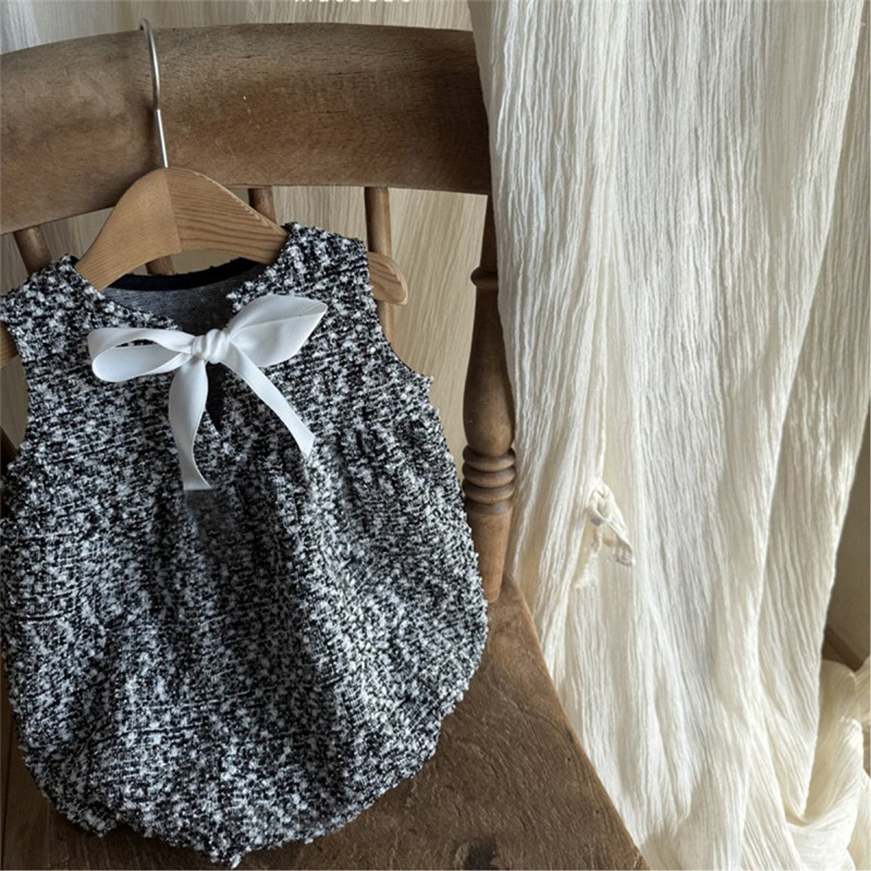 [Archive Sale] Tweed Bow Sleeveless Regular Bodysuit - image 17