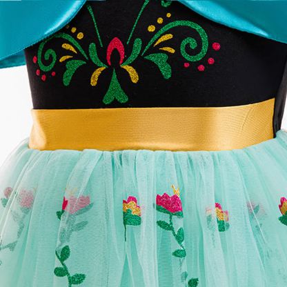 Mesh Floral Embroidery Patterns Split Joint Sleeveless Mid-long Dresses - image 6