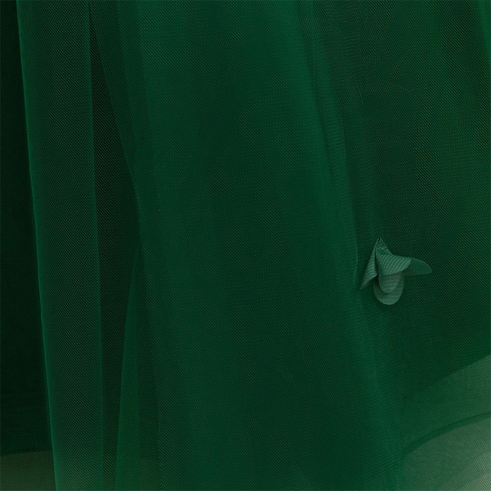 Mesh Rosette Sleeveless Midi Dresses - image 60