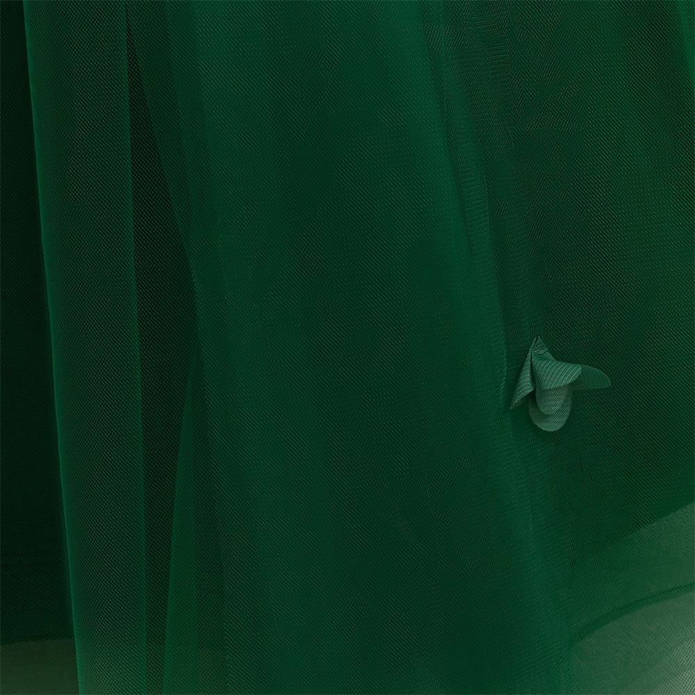 Mesh Rosette Sleeveless Midi Dresses - image 60