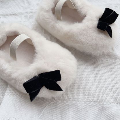 Solid Bow Round Toe Flats - image 6