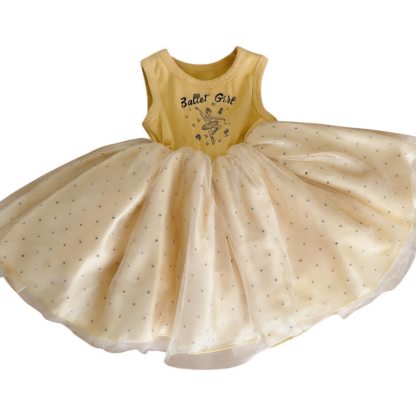 Mesh Fluffy Split Joint Sleeveless Short Dresses - image 4