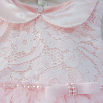 Lace Folds Sleeveless Mid-long Dresses - image 12