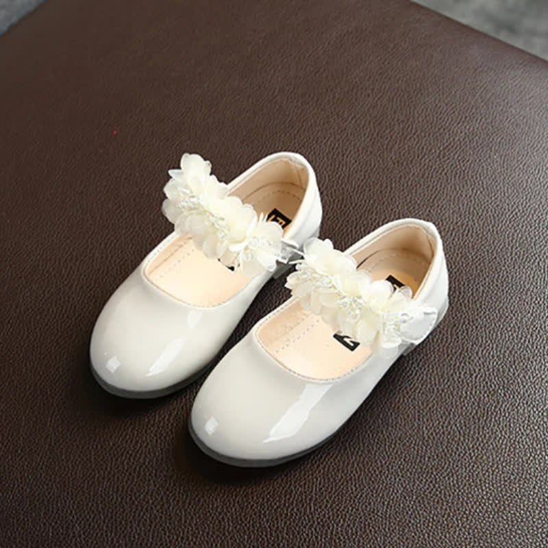 Solid Rosette Almond Toe Mary Janes - image 13