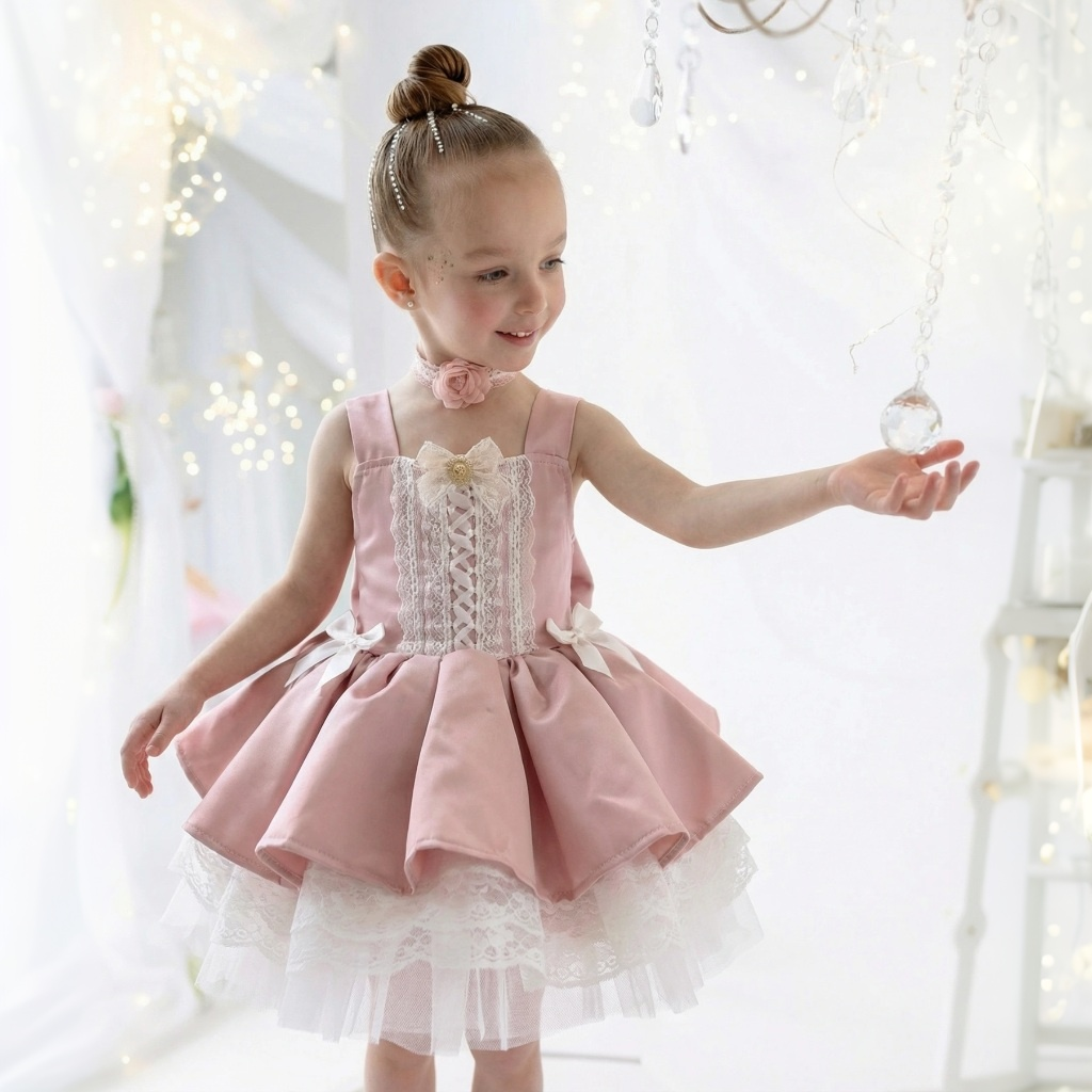 Satin Bow Applique Sleeveless Midi Dresses - image 7