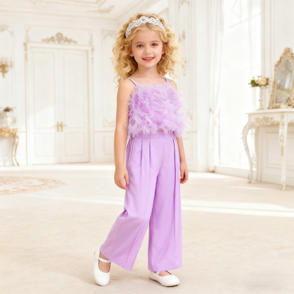 Cotton Folds Sleeveless Regular Two-piece Set - image 19