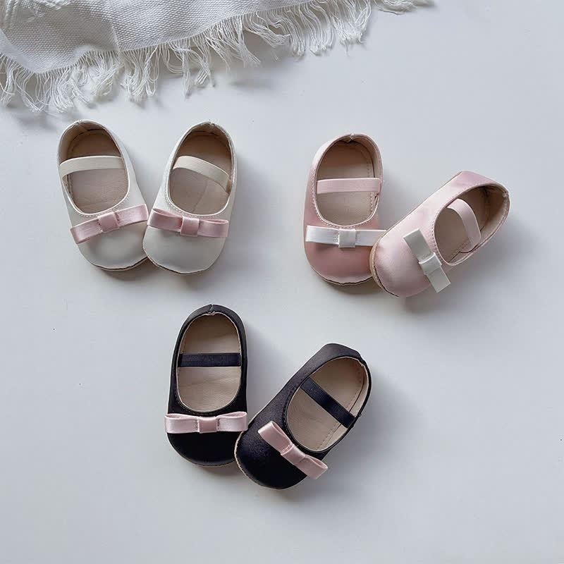 Color-block Bow Ballet Round Toe Mary Janes - image 3