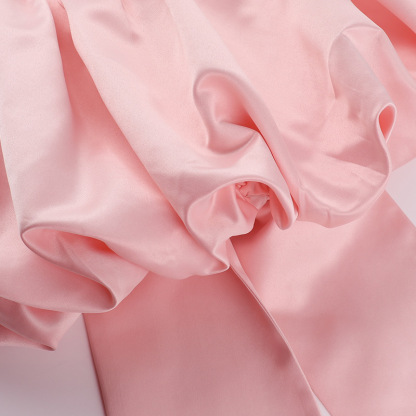 Satin Bow Sleeveless Short Dresses - image 14