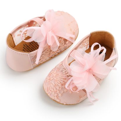 Solid Rosette Round Toe Flats - image 16