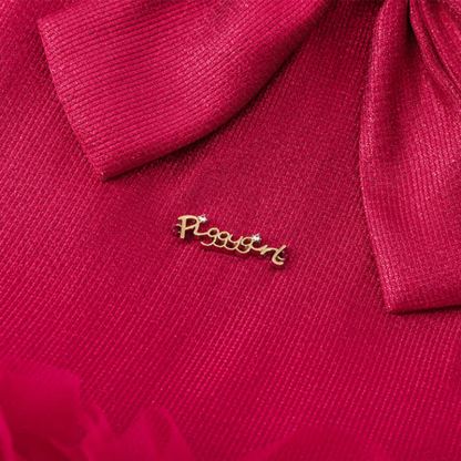 Twill & Mesh  Sleeveless Mid-long Dresses - image 32