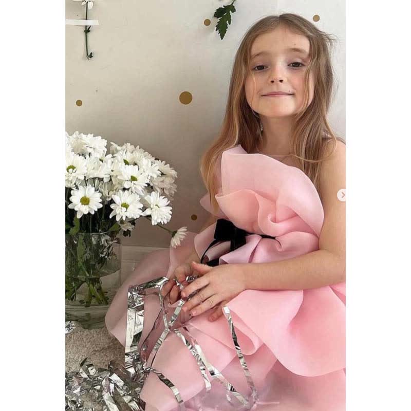 Organza Bow Sleeveless Mid-long Dresses - image 2