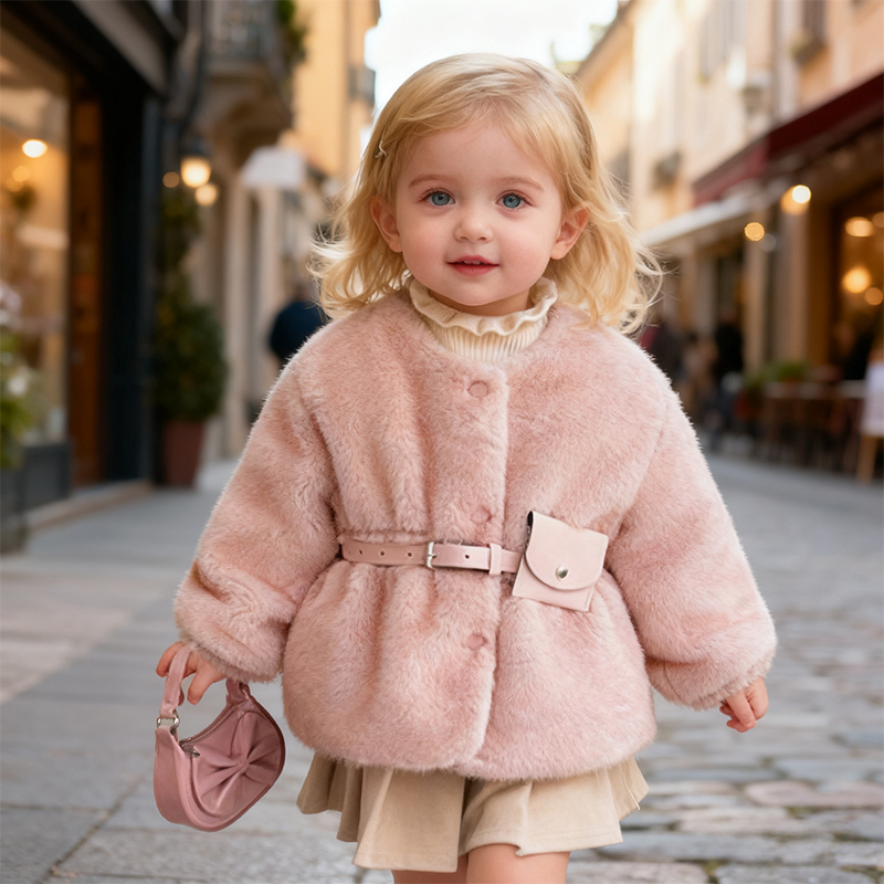 Faux Fur Fleece Long Sleeve Regular Outerwears - image 10